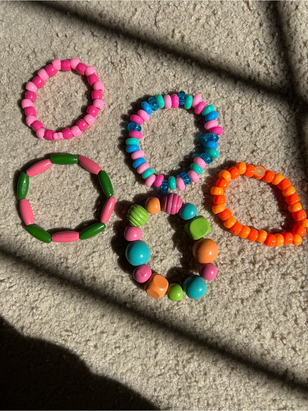 Handmade Colourful Bracelet Set